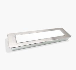 Ручка Bravo Insert/ 160, інокс-біла   Н_З