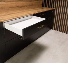 Направляюча Hafele Matrix S SLIM SoftClose 450/199, високий білий