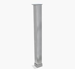 Ніжка меблева Bravo Tower 40*40*400, хром