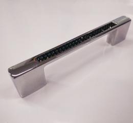 Ручка OSKAR 5379/96 хром чорне каміння