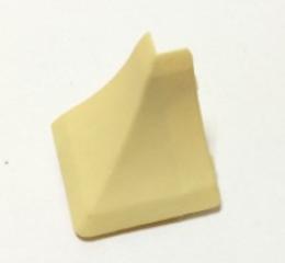 Плінтус ElmechPlast (низький). Кут зовнішній (E.P.П43 капучіно)