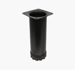 Ніжка меблева Bravo Barrel D51 чорна, 150 мм