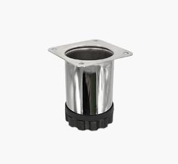 Ніжка меблева Bravo Barrel D51 хром, 80 мм