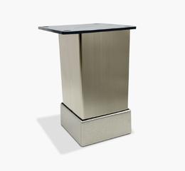Ніжка меблева Bravo Tower 40*40*80, інокс