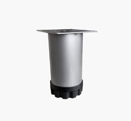 Ніжка меблева Bravo Barrel D51 матовий хром, 100 мм