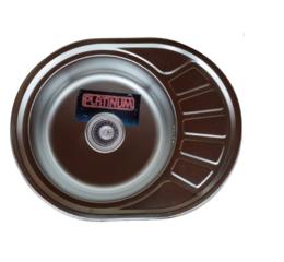 Мийка кухонна нержавійка Platinum 5745 0,8 180мм сатин