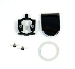 Петля для скла LinkenSystem SoftClose. Заглушка NEW, хром