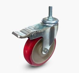 Ролик Bravo Safe D125, М12*30, з стопором та фіксатором