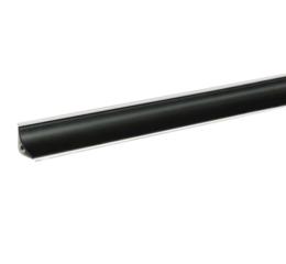 Плінтус Korner LB-15 Чорний матовий 6051, 3м