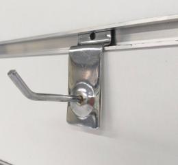 Економ панель Крючок D4, L=5 см, хром