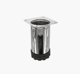 Ніжка меблева Bravo Barrel D51 хром, 100 мм