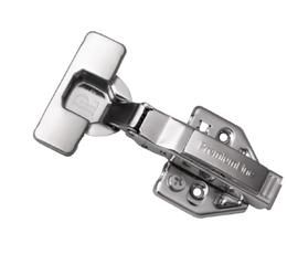 Петля меблева ДС SoftClose накладна, нержавійка 3D