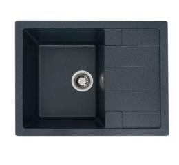 Мийка кухонна гранітна Platinum 6550 INTENSO матова антрацит