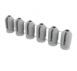 Дюбель пластиковий D10*10 М6 (24шт)