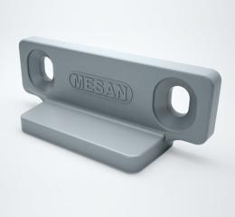 Обмежувач ходу двері L 45*16*3,5 Білий