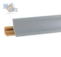 Плінтус Korner низький Алюміній срібло 610 (акс. 605), 3м