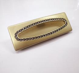Ручка OSKAR 5279-04/96 GOMME KULP матове золото каміння