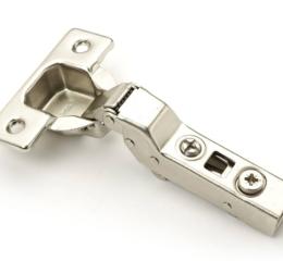 Петля меблева Hafele Metalla SM N 1/2 PUSH 3D + монтажна планка, хрестова 0мм