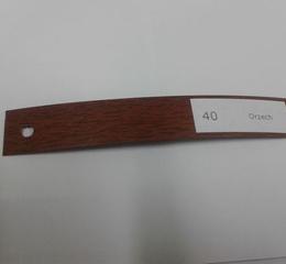 Крайка Меламінова Zbytex 21 мм 2гр 40 горіх