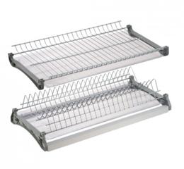 Сушарка для посуду Rejs з профілем, ефект хрома 800 мм