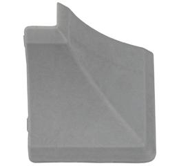 Плінтус ElmechPlast (низький). Кут зовнішній 56, сірий (E.P.П39)