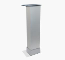 Ніжка меблева Bravo Tower 40*40*150, матовий хром