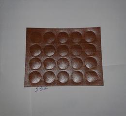 Заглушка Самоклеюча Zbytex на конфірмат (20 шт.) 552 горіх еко