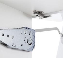 Підйомний механізм Hafele Free fold 520-590мм 4,8-9,8кг сірий