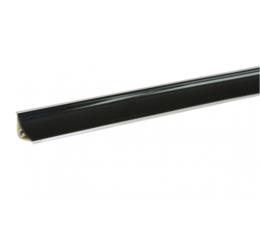 Плінтус Korner LB-15 Чорний глянець 619, 3м